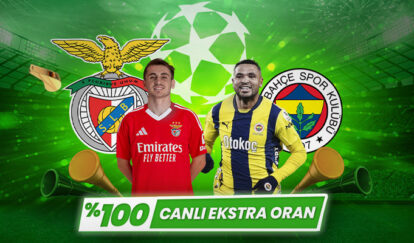 DEV MAÇTA %100 EKSTRA KAZANÇ campaign desktop %100 canli ekstra oran